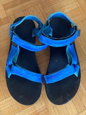 Teva Bright Blue Adjustable Strap Sandals